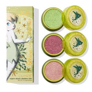 COLOURPOP x TINKERBELL SHADOW TRIO Believe in Fairies Super Shock Shadow Set x 3